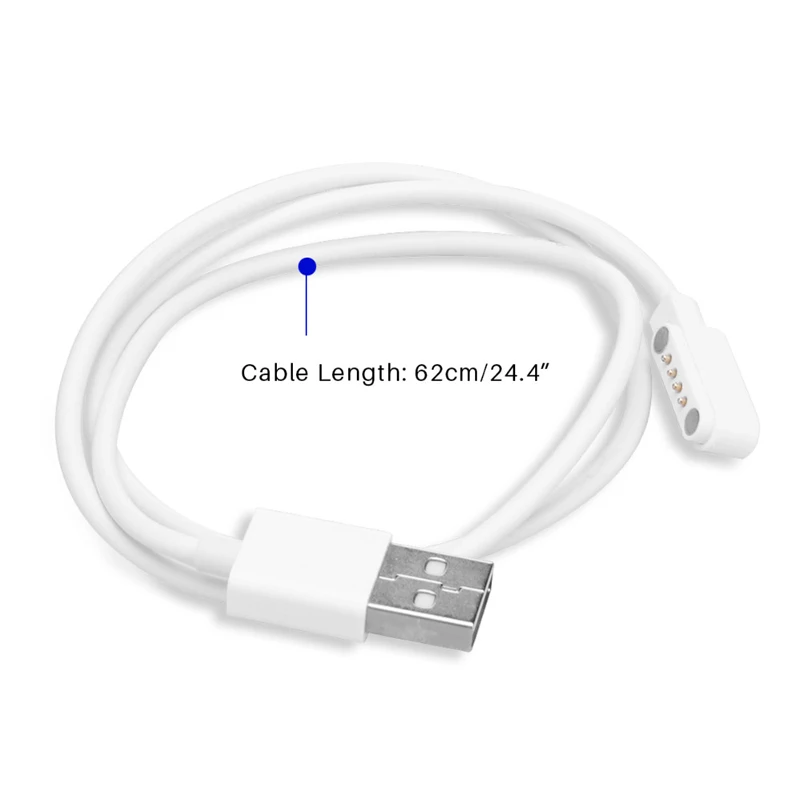 Magnet Charging Cable for Kids GPS Watch 4 PIN 4G USB Suit Q100 Q750S T88 A20 A20S TD05 V6G Q403 | Электроника