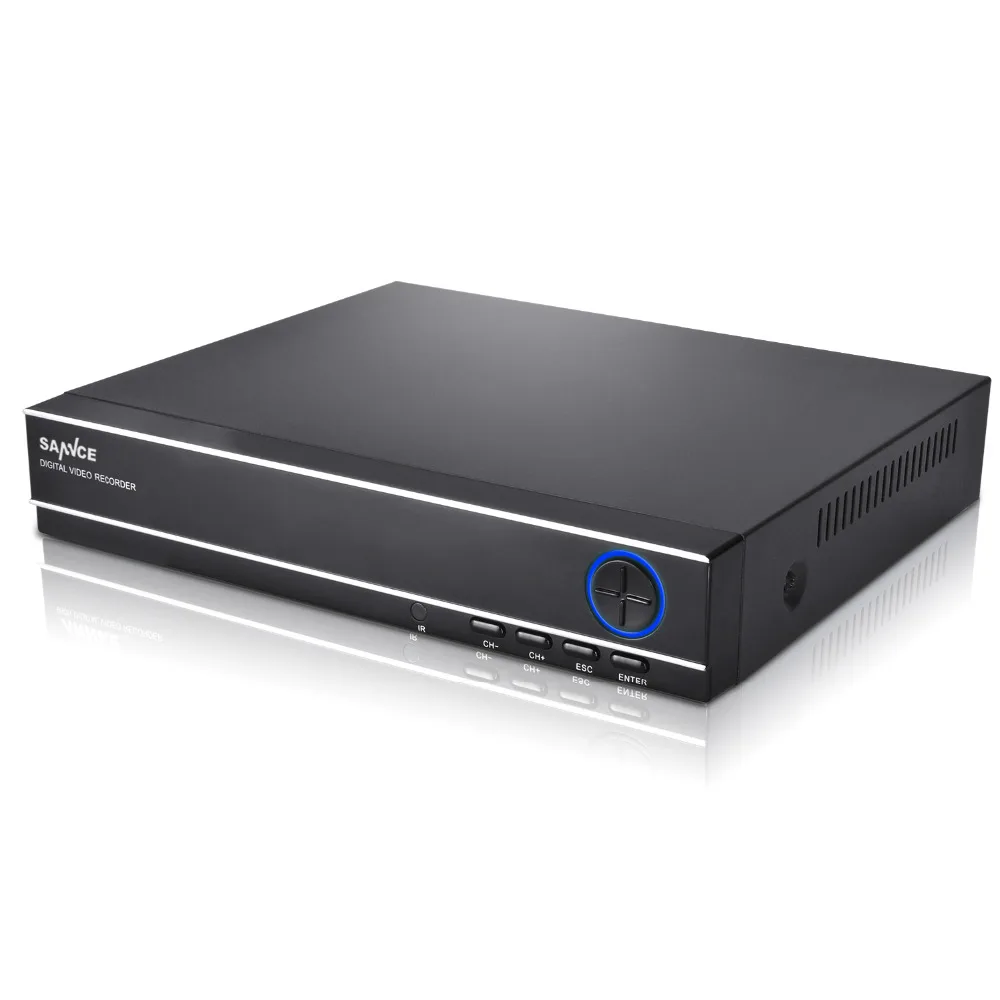 SANNCE 4CH 720P безопасности автономный DVR H.264 в реальном времени HDMI выход, быстрый qr-код сканирования и легко удаленного просмотра для системы видеонаблюдения