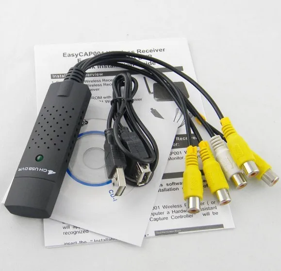 Бесплатная доставка легко кепка 4 USB плата видеоввода канала наблюдения