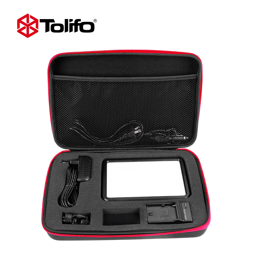 Светодиодный светильник Tolifo с регулируемой яркостью для фото-и видеосъемки