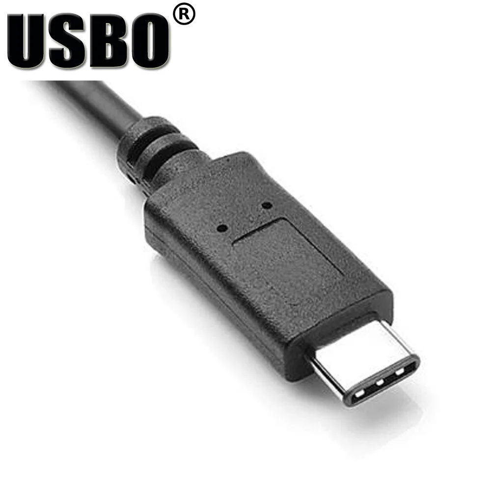 Высокое качество белые черные 0 3 м 1 2 USB3.1 линия передачи данных Тип C male к usb-вилке