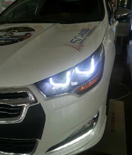 HID 2012 ~ 2015 автостайлинг передняя фара Citroe C4L Elysee xsara c4 picasso c5 zx c 4 Triumph Передняя C4L|car