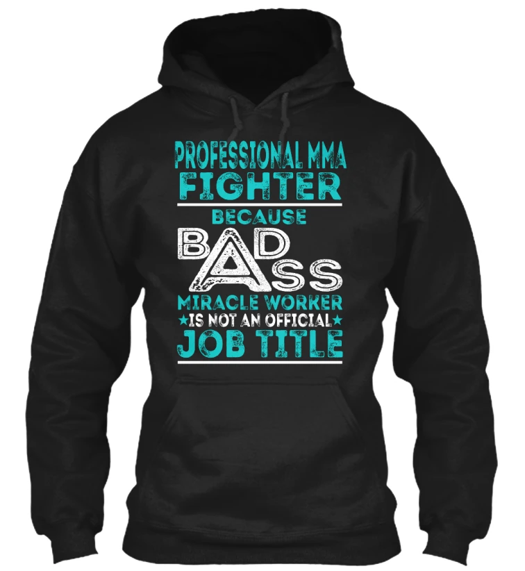 Professional Mma Fighter hoodies T-shirt Men and Women Round Neck Large Size Tshirt Tops Tee Free Shipping | Мужская одежда