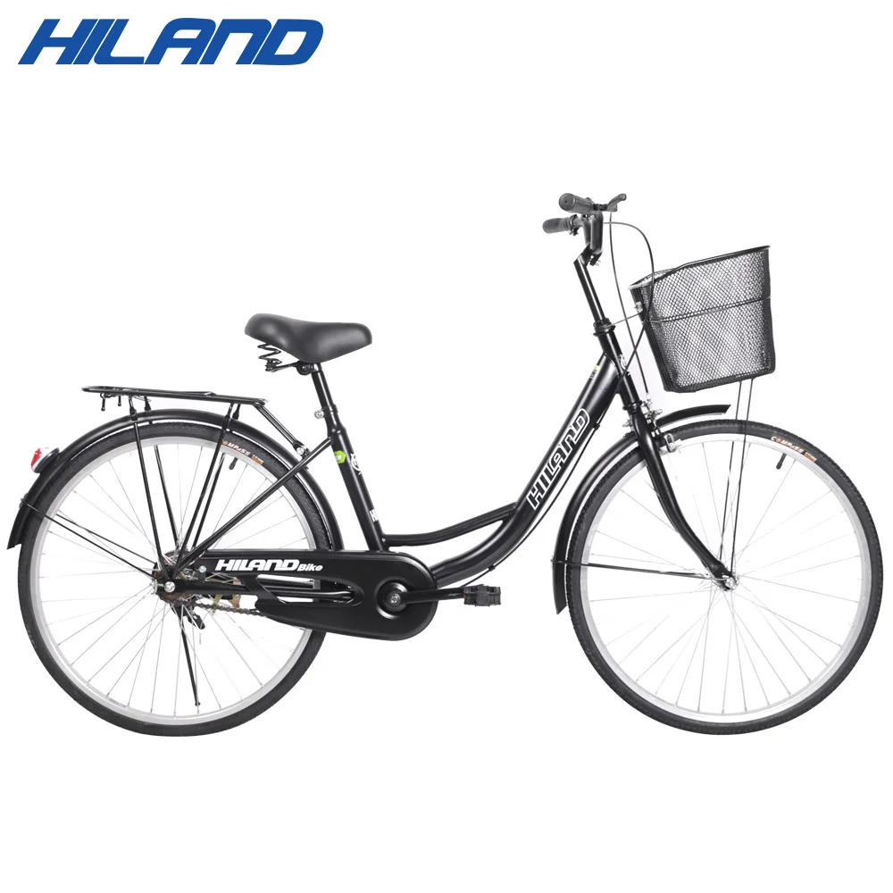 Hiland женский велосипед для взрослых Ретро городской студенческий Барабанный