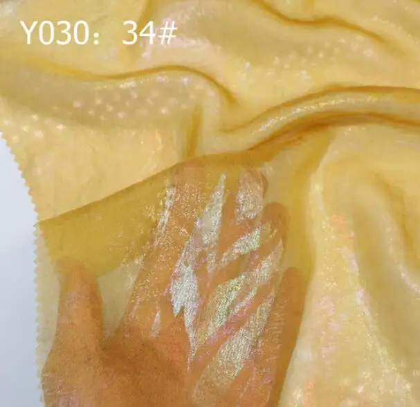 yellow Платье из шифонового шелка, Цветочная шифоновая летняя юбка с бронзовым орнаментом, модное мягкое дышащее платье своими руками ткань для блузок - Цвет: yellow