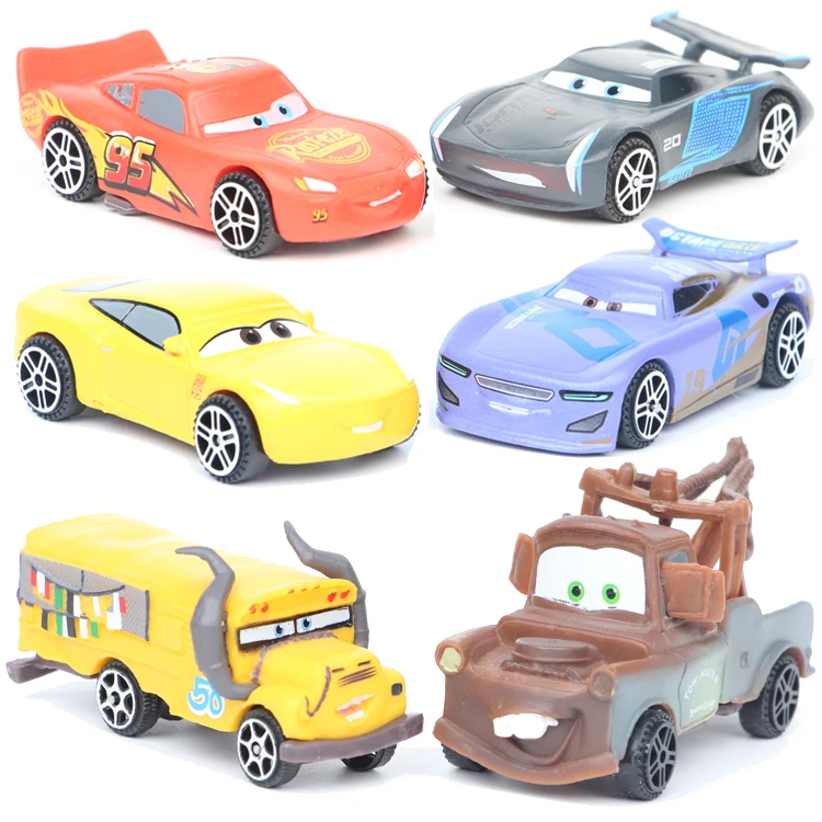 Disney Pixar Машинки 3 6 шт./лот 7 см Фигурки мини ПВХ фигурку Модель Куклы Классические