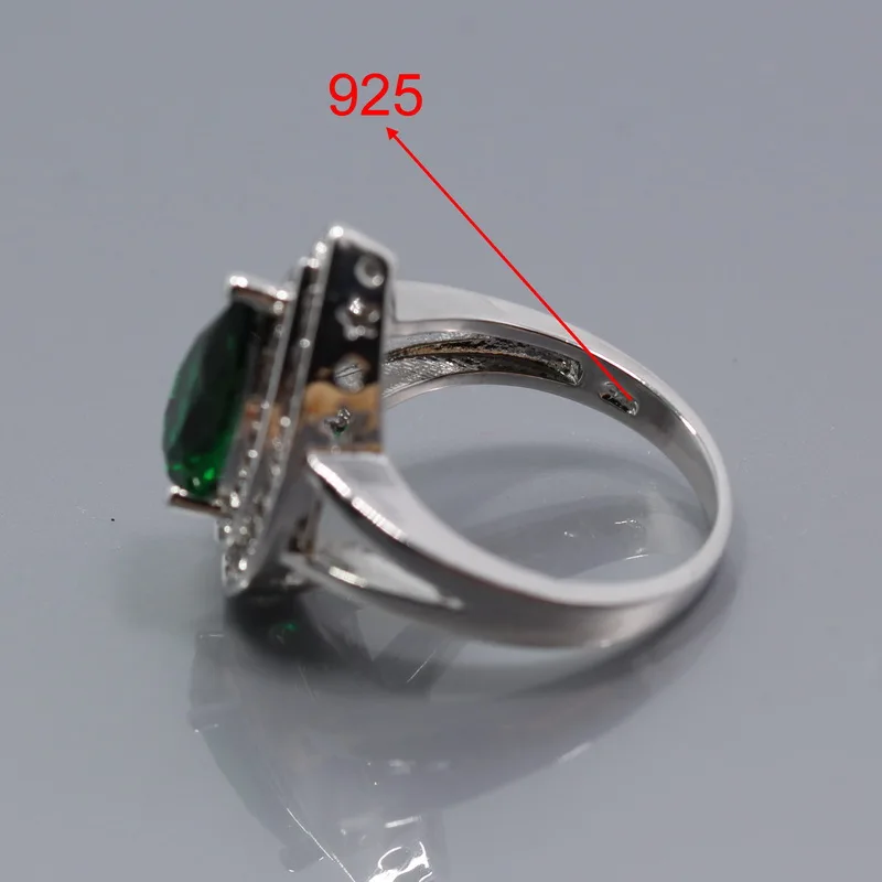 Комплект из колье серёг и кольца с цирконом|jewelry set 925|zircon jewelry setjewelry sets |