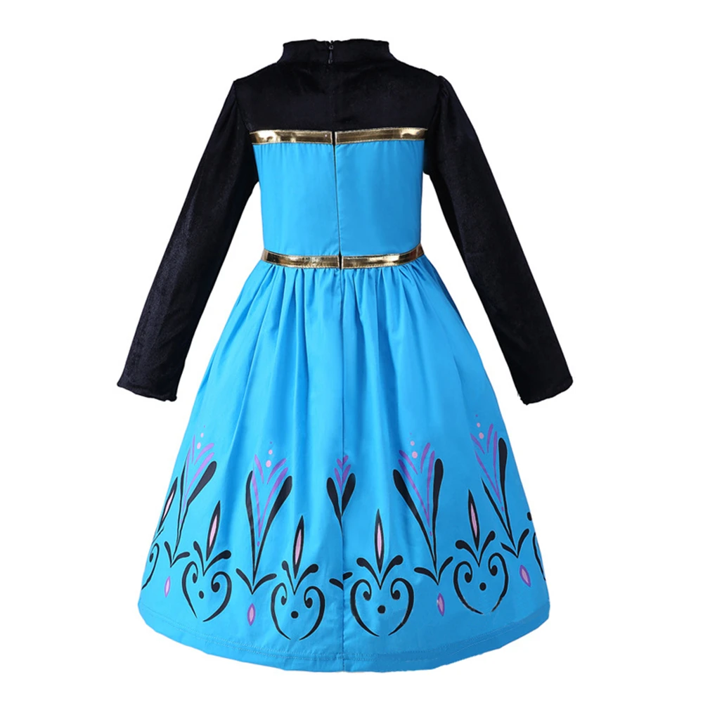 Fantasia Elsa Coronation Costume Christmas Anna Dress for Girls Disguise Child Snow Queen Carnival Elza Frocks | Детская одежда и