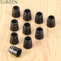 surieen 10pcs plastic golf club ferrules with double ring for 0 335 inch tip irons shaft 15mm golf sleeve ferrule replacements