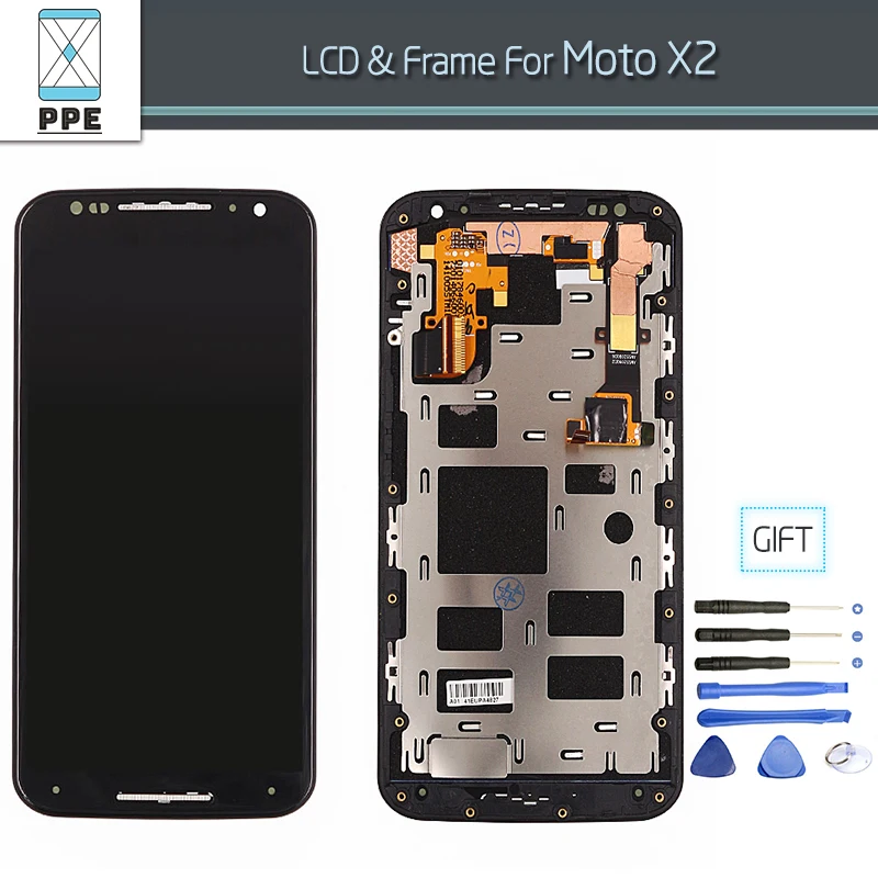 AMOLED ЖК дисплей Экран для Motorola Moto X2 XT1092 XT1095 XT1097 Дисплей Touch планшета с сборки рамы 5 2