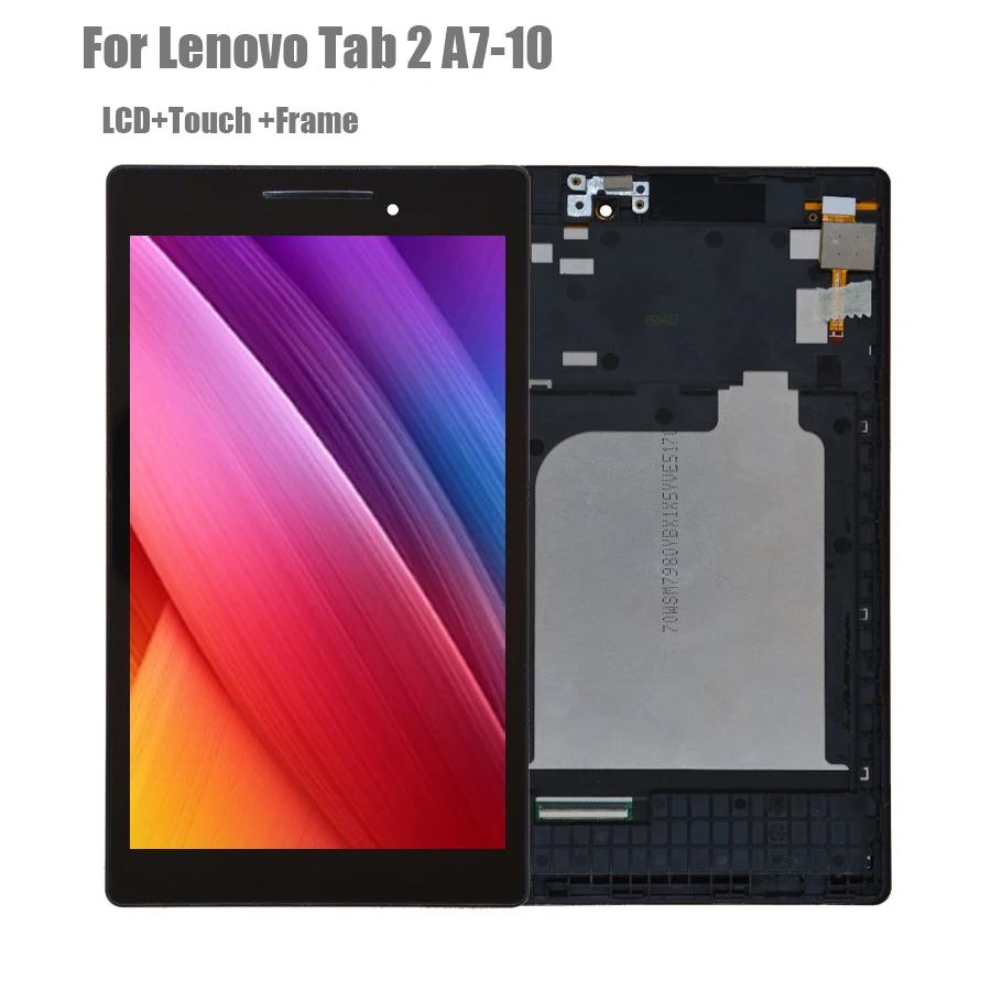 ЖК-дисплей с дигитайзером на Lenovo Tab 2 7 дюймов сенсорный экран рамкой в сборе для