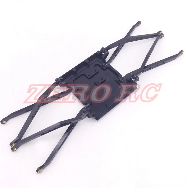 RC 1/10 осевой WRAITH алюминиевый сплав Центральная опорная пластина с 8 подвесным стержнем-черный