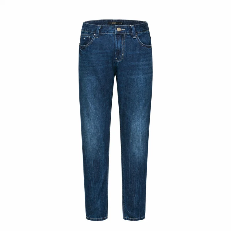 Мужские укороченные джинсы SEMIR из 100% хлопка облегающие с боковыми карманами