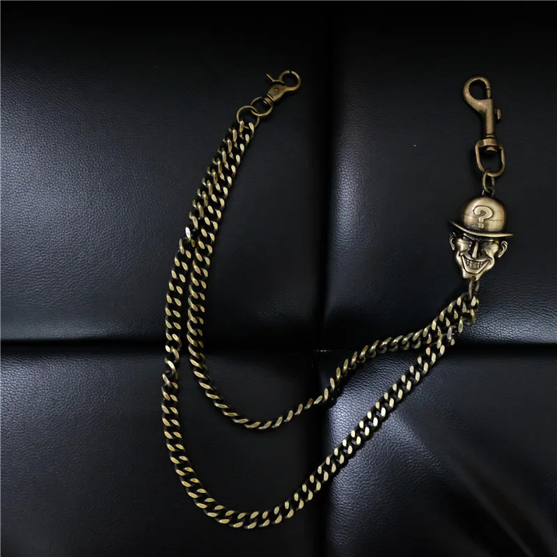 Металлическая цепь в стиле панк для мужчин аксессуар на талию с орнаментом
