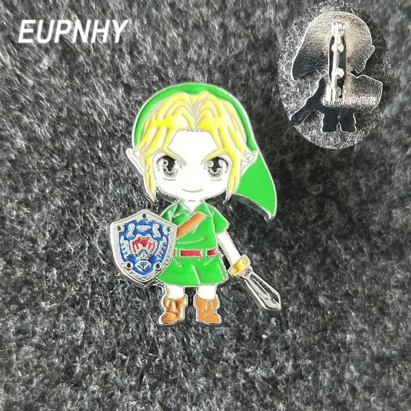 EUPNHY 1 шт. эмалированная брошь-значок из мультфильма Легенда о Зельде брошка с