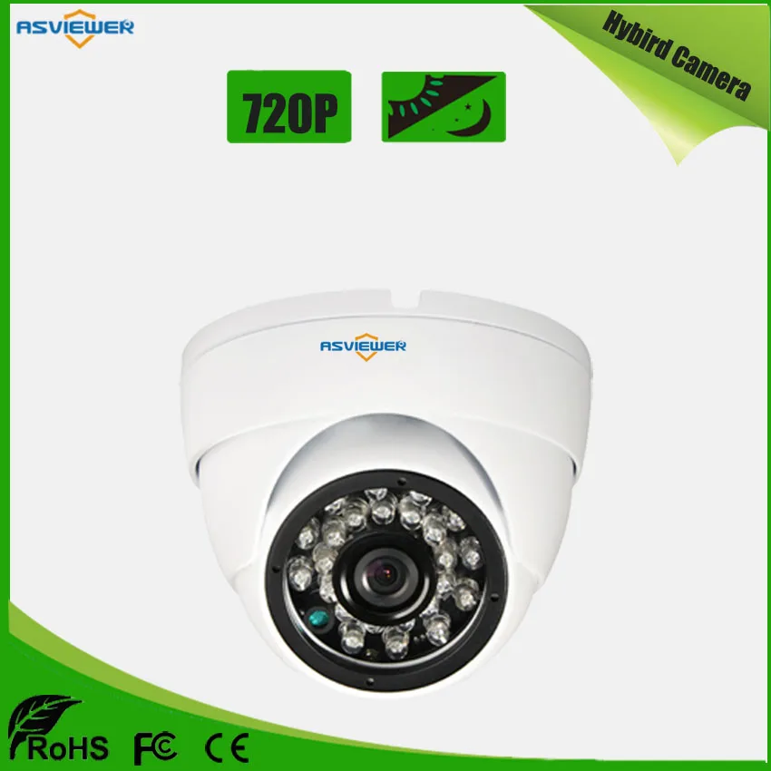 Самый дешевый 720 P/1.0MP HD купол 1/4 &quotCMOS OV9732 AHD/TVI/CVI/CVBS выход CCTV камера с поддержкой
