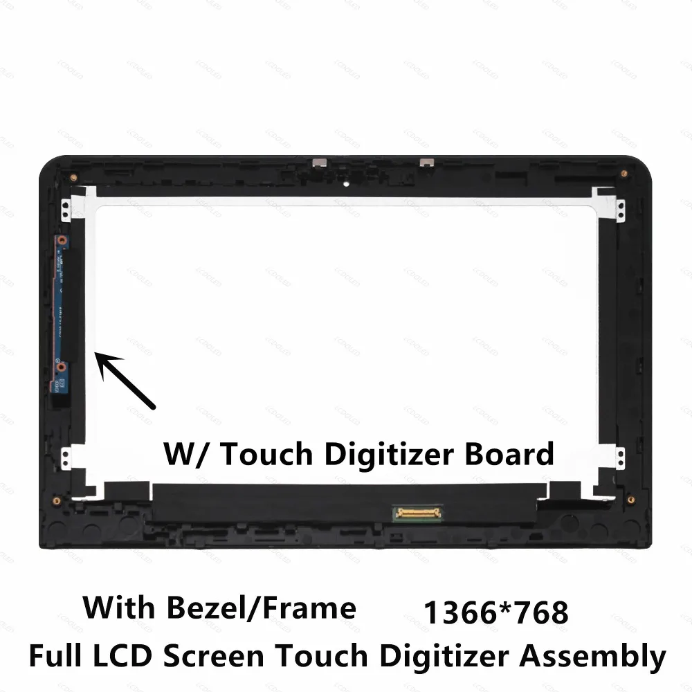 For HP Stream x360 11-ab 11-ab103tu 11-ab118tu 11-ab122tu 11-ab162nd Full LCD Display Touch Screen Digitizer Assembly with Frame |