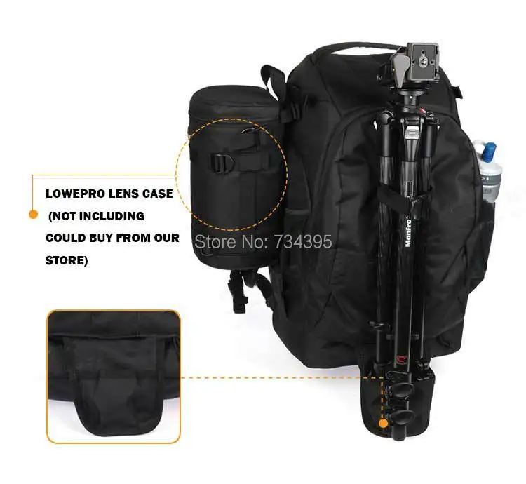 FS500AW Lowepro Flipside 500 AW DSLR камеры Рюкзак плечи Цифровые ЗЕРКАЛЬНЫЕ Фотография сумка