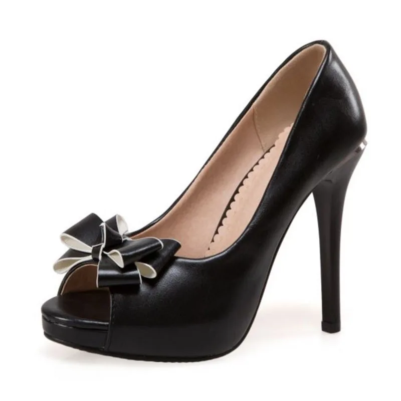 RIZABINA/Женская обувь на тонком высоком каблуке с открытым носком без шнуровки