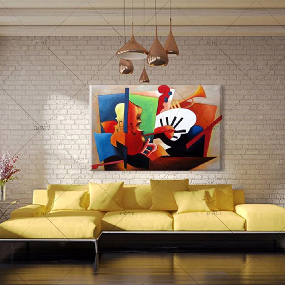 Абстрактное искусство живопись современный инструмент фотографии дома большие