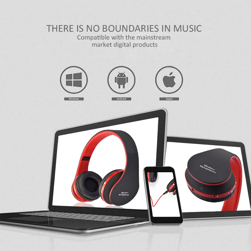 Magift06 Wired Headphone Bluetooth Wireless Earphone Support FM Radio 3.5mm Audio Cable Handsfree Headphones | Электроника