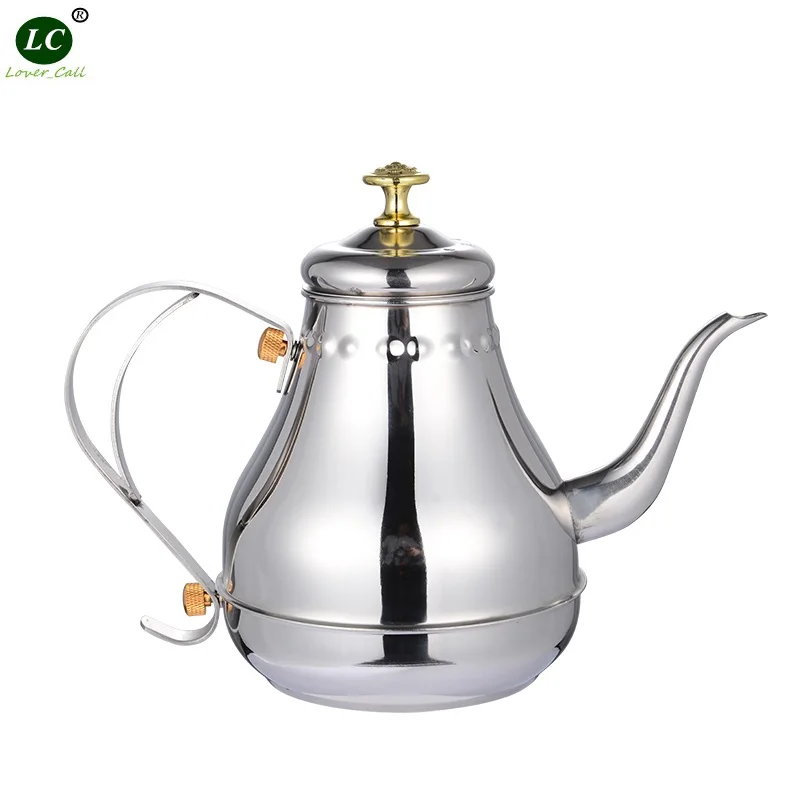 Кувшин для воды Silver заварочный чайник из нержавеющей стали с фильтром длинным