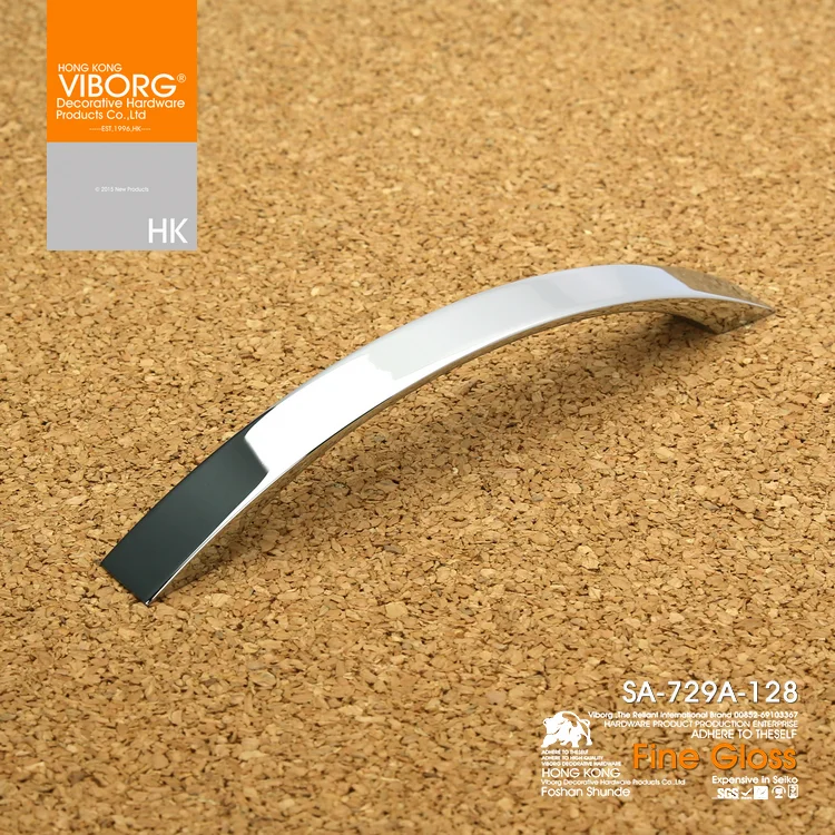 Виборг 1 шт. 128 мм цинковый сплав современная кухня|cupboard door|drawer pull handlescupboard door handles |