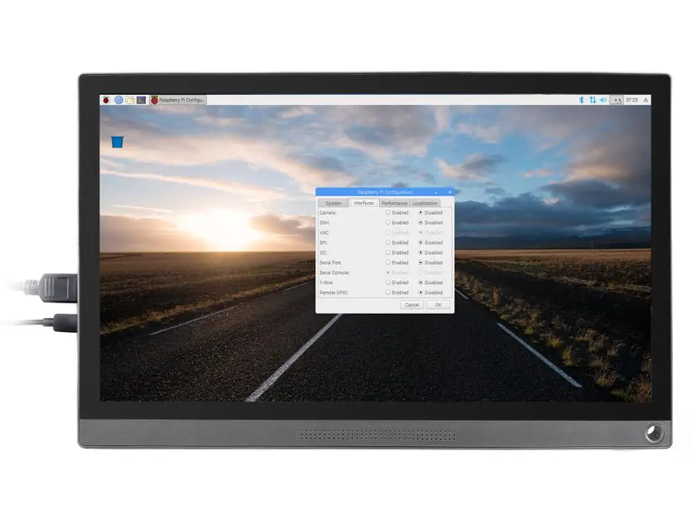 15 6 дюймовый универсальный портативный сенсорный монитор Waveshare 1920*1080 Full HD IPS HDMI/Type C