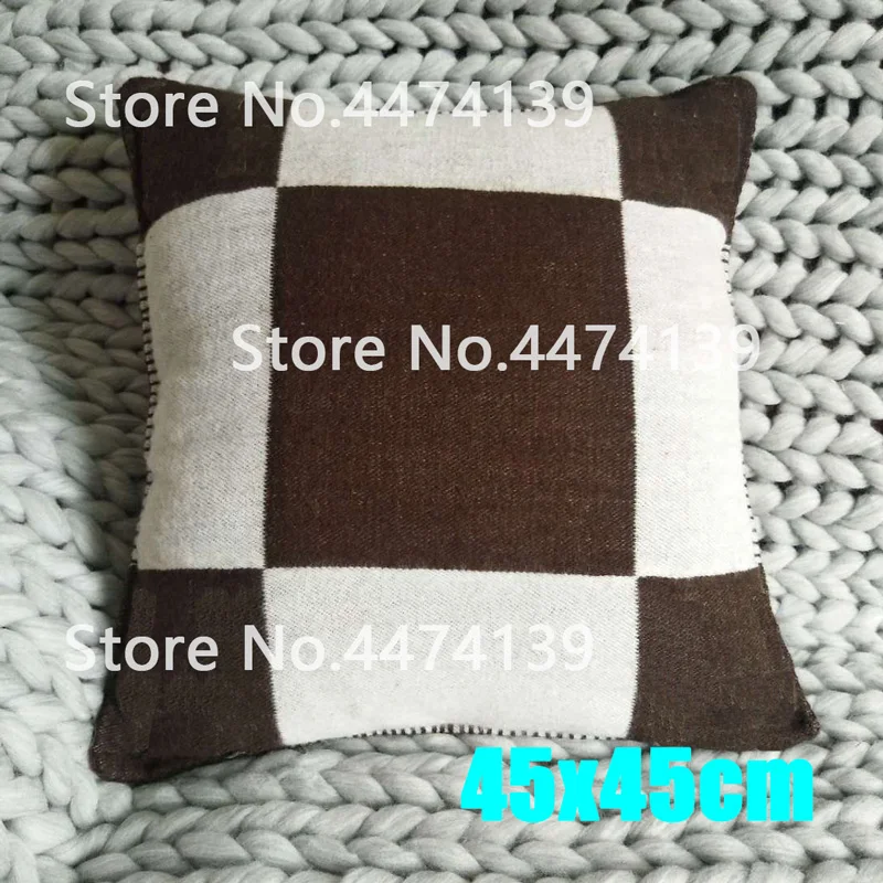H and Pillowcase 140x170 см плед из кашемира крючком мягкий шерстяной шарф шаль Портативный Теплый диван кровать флис вязаный накидка одеяло для кровати - Цвет: H and Pillowcase