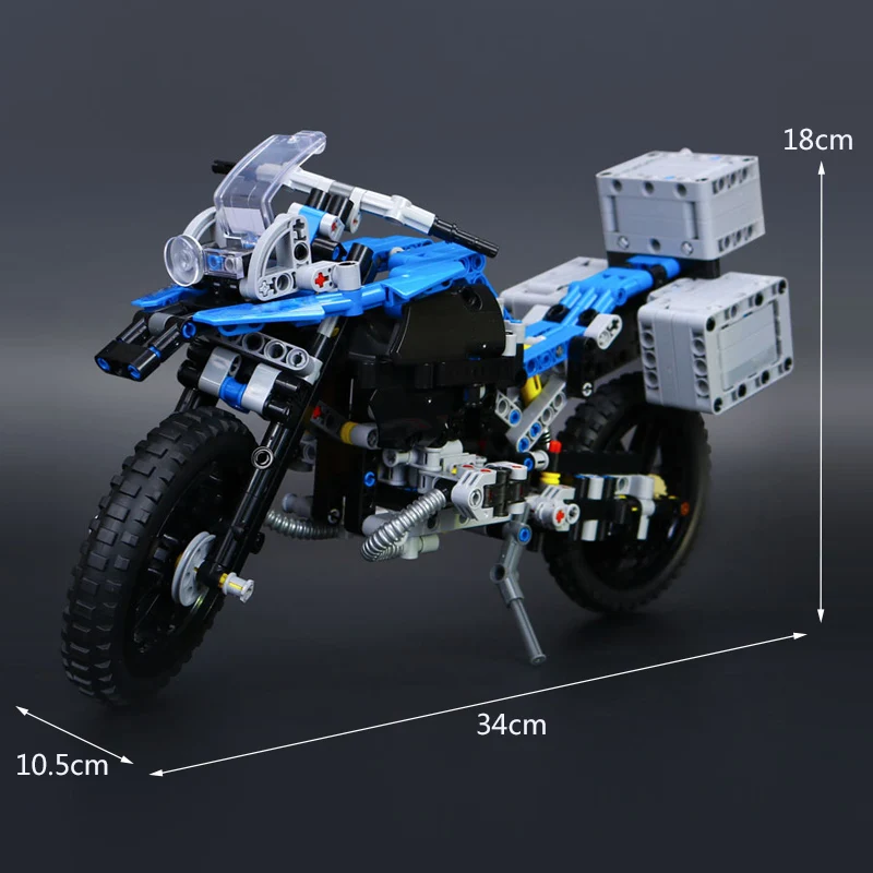 Technic car 20032 внедорожные мотоциклы R1200 GS строительные блоки кирпичи Обучающие