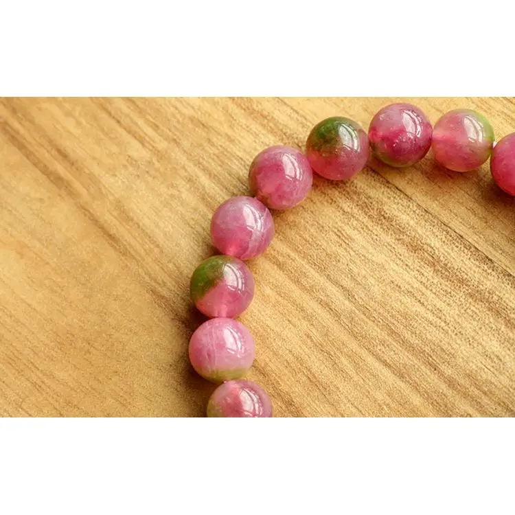 

Handmade Colorful Natural Chalcedony Bracelet More Attractive 10MM AAA