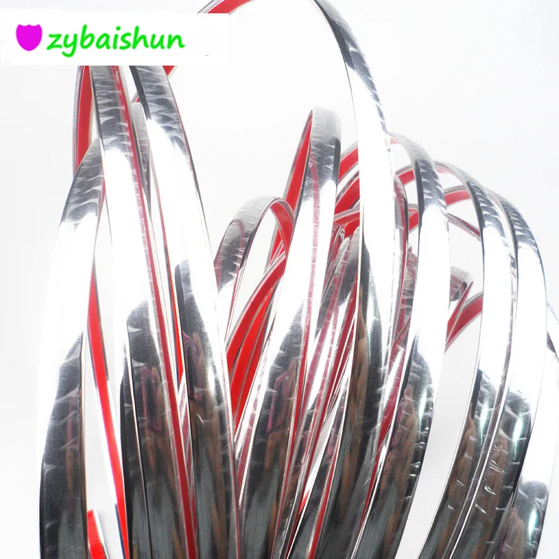 10 мм x 15 м Автомобильная хромированная линия для самостоятельного украшения