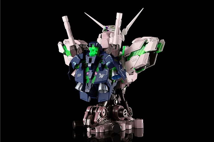 Comic Club INSTOCK YIHUI модель сборки Gundam Единорог зеленый Бюст Модель 1:35 содержит