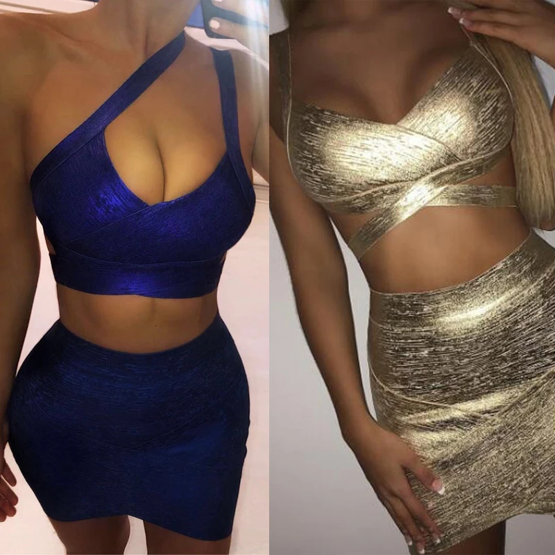 Бандажное платье 2021 Новое поступление спагетти ремень цвета: золотистый