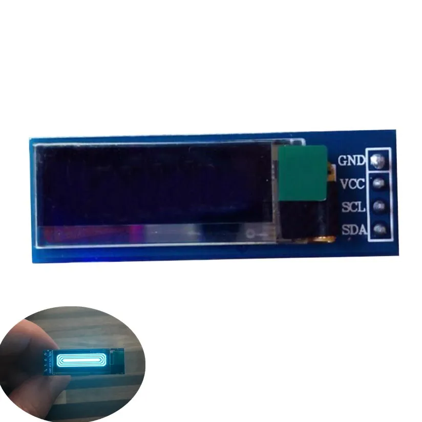 0 91 дюймов OLED ЖК дисплей модуль SPI/IIC Интерфейс 128*32 матричный сотового