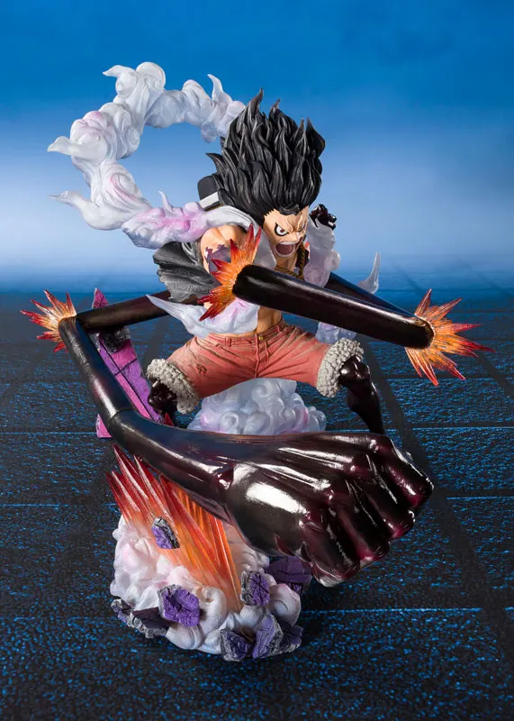 PrettyAngel-Подлинная Bandai Tamashii нация Figuarts ZERO ONE PIECE Monkey D. Luffy gear 4-Snakeman Ouda-коллекционная фигурка