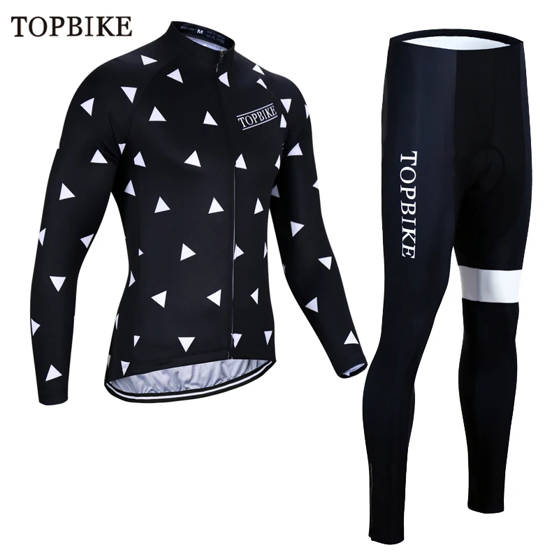 TOPBIKE комплект одежды для велоспорта зимняя велосипедная Джерси термо флисовая MTB