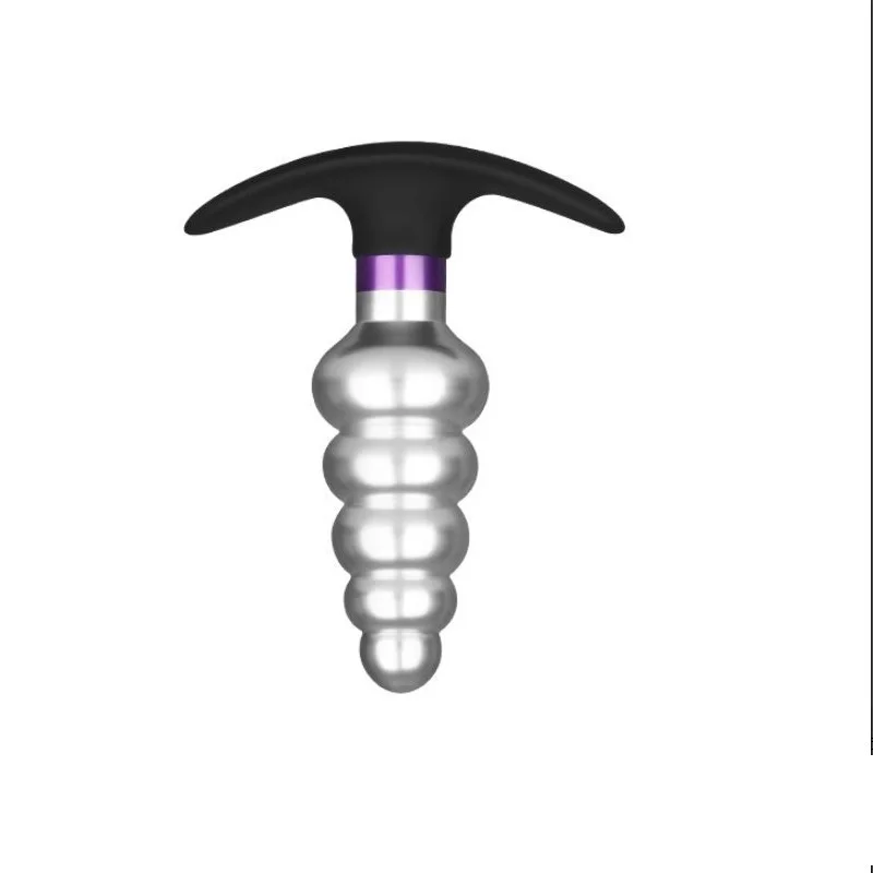 Большая силиконовая прочная металлическая Анальная пробка шарики для