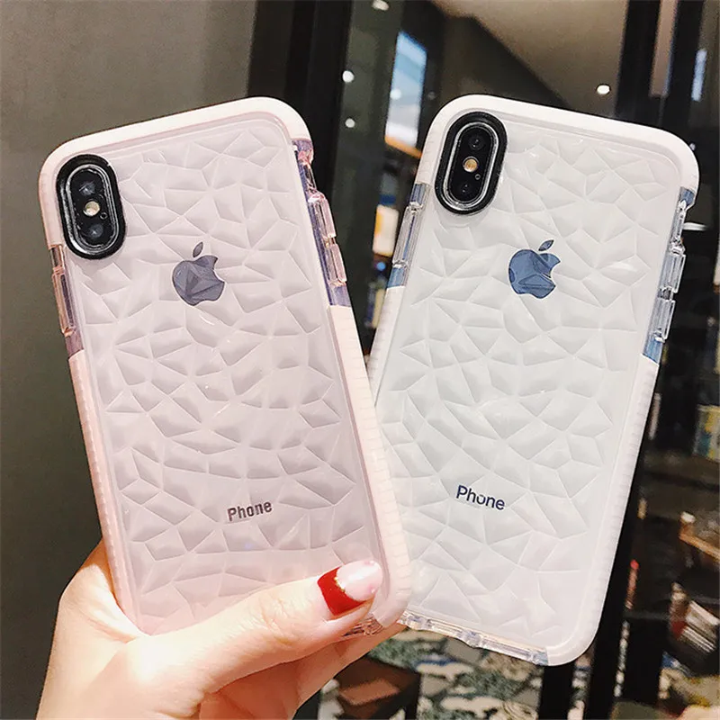 Роскошный прозрачный чехол для телефона iPhone X, XR, XS Max, мягкий прозрачный чехол из ТПУ, противоударный Прозрачный чехол для iPhone 7, 8, 6, 6s Plus, 11 Pro Max