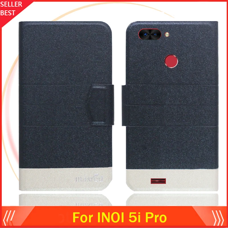 5 цветов Лидер продаж! Кожаный чехол для телефона INOI 5i Pro защитный с откидной