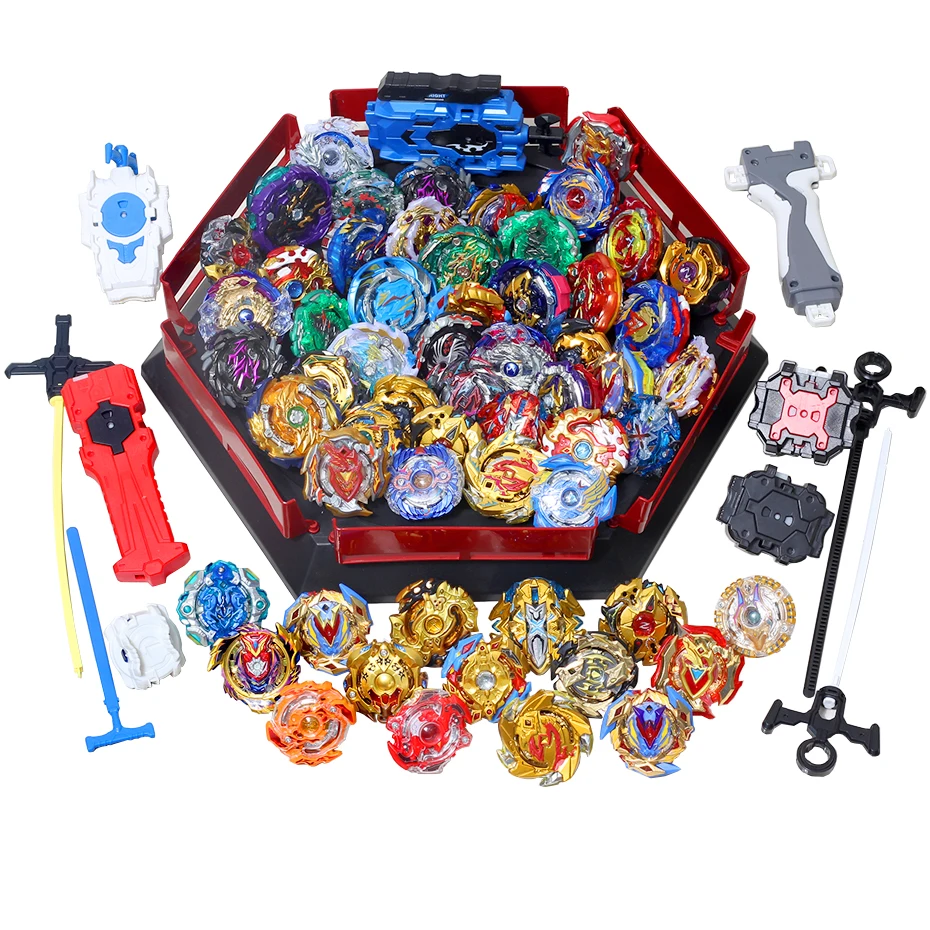 Набор топов thrower Bey Bay Bu Gt God Blades Explosion Burst high performance combat toy Kids Bables Blade Bl arena|Волчки| |