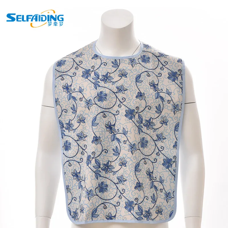 Сверхдлинный водонепроницаемый нагрудник в китайском стиле с принтом для