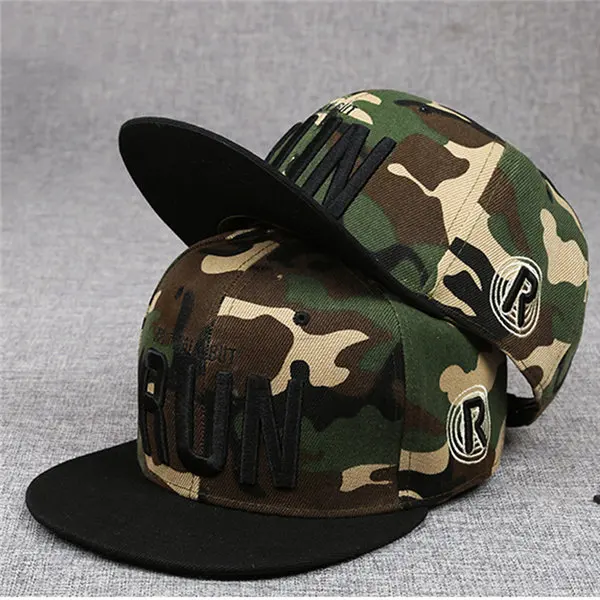 Новинка, бейсбольная кепка с буквенным принтом Snapback, камуфляжная кепка в стиле хип-хоп для мужчин и женщин, уличная, танцевальная, плоская, с вышивкой, Мужская кепка s - Цвет: 1pcs
