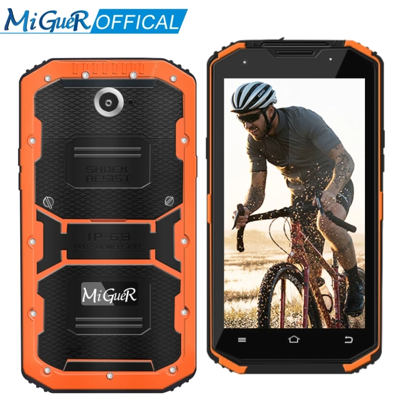 MiGueR A8 IP68 водонепроницаемый мобильный телефон 5 &quotHD 2 Гб ОЗУ 16 ПЗУ MTK6735
