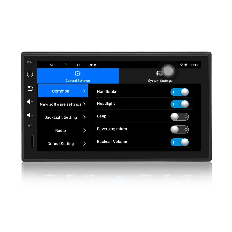 Автомагнитола 1DIN 2 + 32 ГБ Android 2019 Восьмиядерный 7 "экран стерео GPS Bluetooth 8 1 P аудио