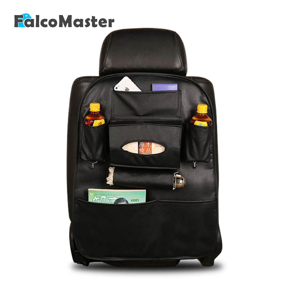 Автомобильный Органайзер на заднюю часть сиденья из искусственной кожи