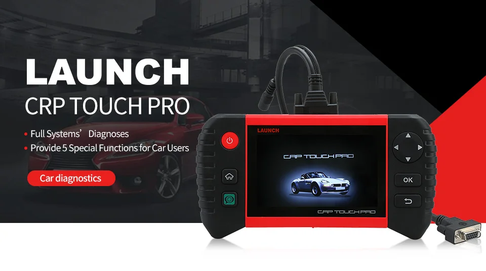 Launch CRP Touch Pro автомобильный диагностический инструмент полная система диагностические сканирующие инструменты Автосканер OBD2 сканер с маслом EPB SAS DPF Сброс