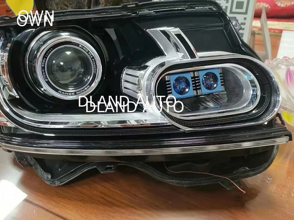 DLAND OWN F+ одиночный Дальний лазерный проектор объектив 15 Вт 4300 К белый луч фары автомобиля