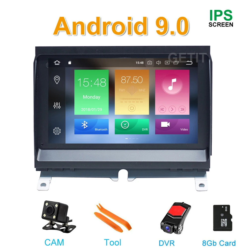 Ips 64G rom Android 9 автомобильный DVD мультимедиа радио gps для Land Rover Discovery 3 LR3 L319 2004~ 2009