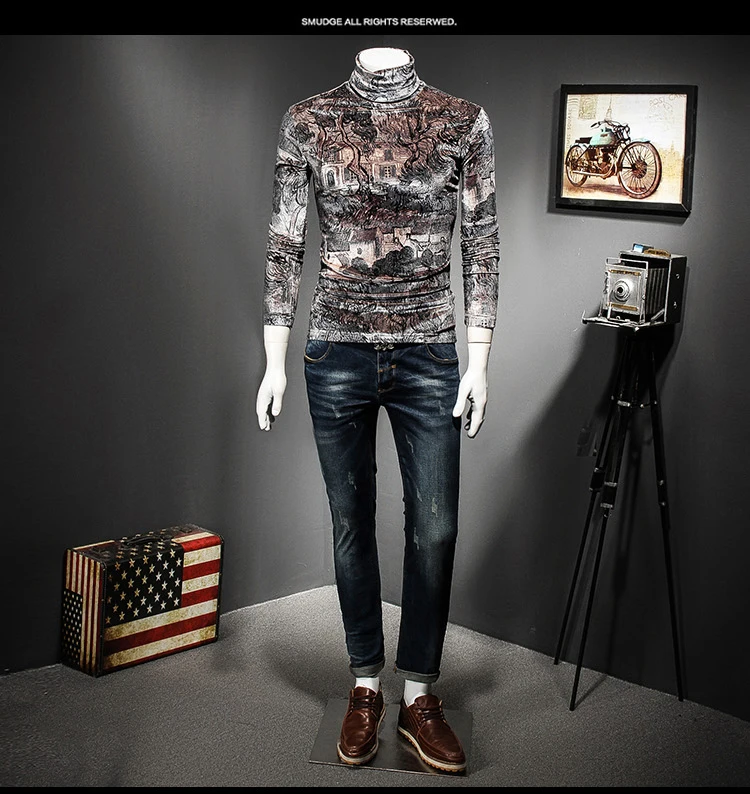 Роскошная бархатная облегающая Дизайнерская футболка с принтом Homme Playeras De Hombre, большие размеры 5xl, Клубная одежда, винтажная Королевская Футболка для мужчин